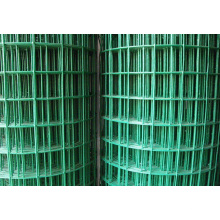 Grün schwarzer PVC beschichtetes geschweißtes Drahtgitterzaun